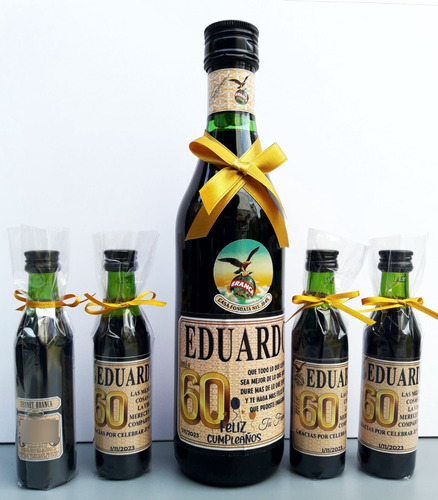 Souvenirs 30 Fernet 50 Ml + Fernet 450 Ml