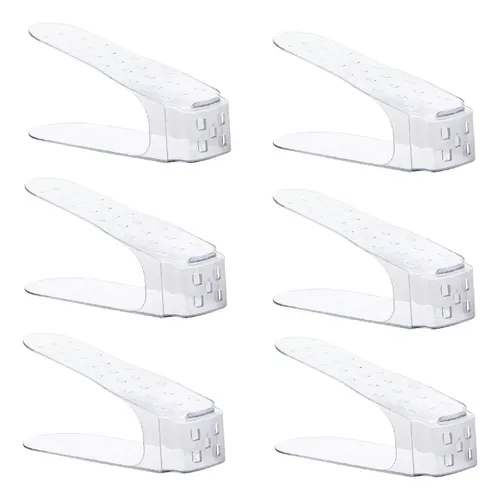 Organizador Acrílico Paramount Porta Sapato Tênis Caixa Kit 6 Uni...
