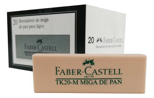 Pack 20 Borradores Miga De Pan Tk-20m Faber Castell