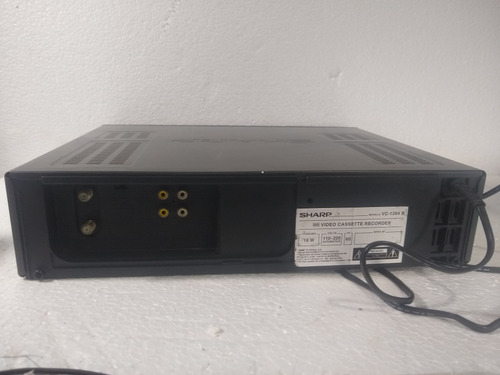 Vídeo Cassete K7 Sharp Vc-1394 B - Com Defeito (Usado)
