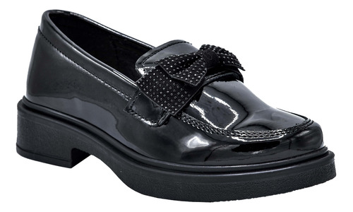 Zapato Dama Yuyin 23263 Charol Negro Moda 22 Al 26