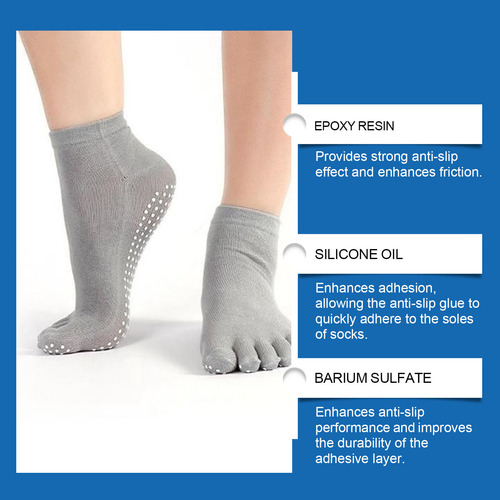 Set Sock Antis Slip Adhesive, Medias Especiales De Seda, Tac