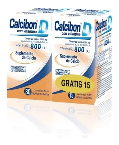 Colcibon D Calcibon D Tableta 30und - Unidad a $2737 | Cuotas sin interés