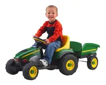 Comprar Tractor Infantil Pedal John Deere Peg Perego Remolque Granja