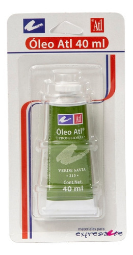 Pintura Oleo Atl Tubo 40ml Blister Color Color del óleo Verde Savia