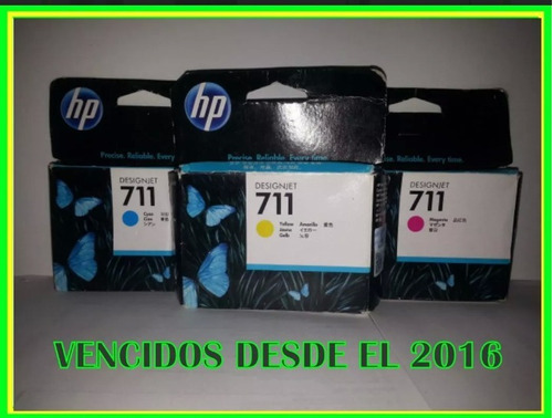 Cartuchos Hp 711 Nuevos Vencidos Desde El 2016