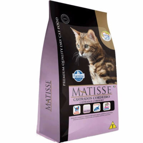 Matisse 2kg Gatos Castrados Sabor Cordeiro