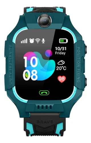 Reloj inteligente para niños, con Gps, ranura Sim y Cámara en Azul y Rosa.