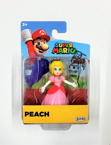 Figura World Of Nintendo Princesa Peach 7cm Brujostore