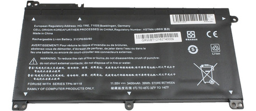 Bateria Compatible Con Hp Hp Pavilion X360 13-u000 Litio A