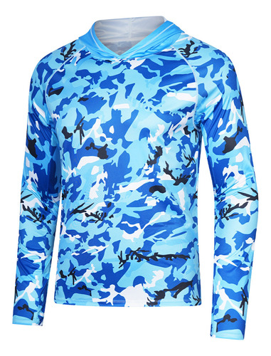 Sudadera Con Capucha Con Protección Solar Para Hombre, Camis