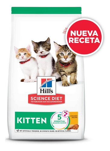 Comida para gatos Hill's Science Diet sabor a pollo de 3.2kg