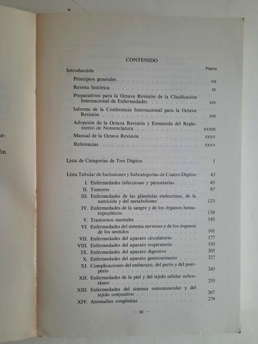 Clasificación Internacional De Enfermedades - Volumen 1 (Usado)
