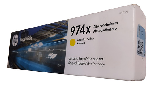 Cartucho De Tinta Hp 974x Original Amarillo 86ml (l0s05al)
