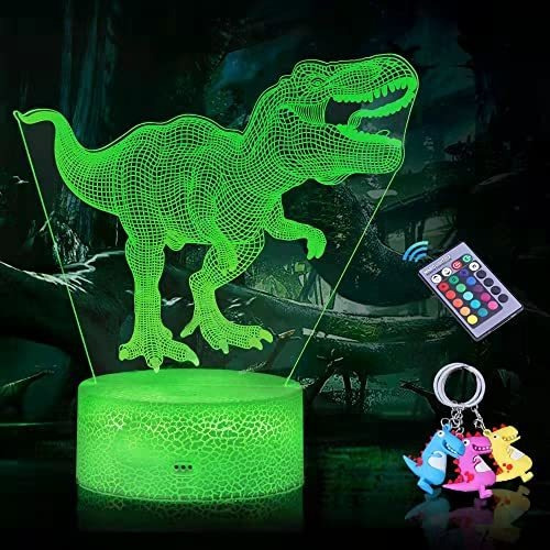 Lámpara 3d Dinosaurio Para Niños.