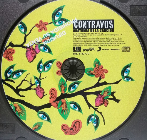 Cd Contravos (anatomia De La Cancion ) Difusion