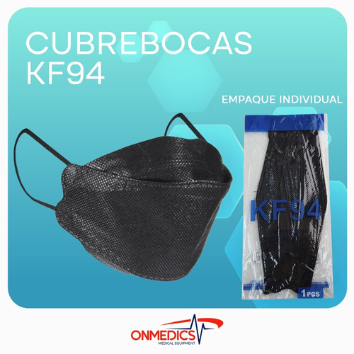 Imagen 2 de 7 de Cubrebocas Kf94 Mascarilla Certificada 80 Piezas Proteccion