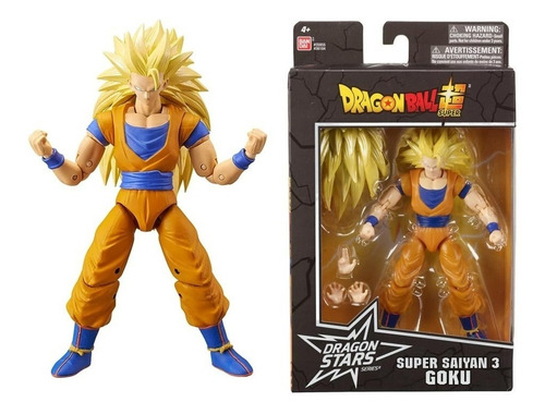 Imagen 2 de 10 de Figura Muñeco Juguete Anime Dragon Ball Super Goku Bandai