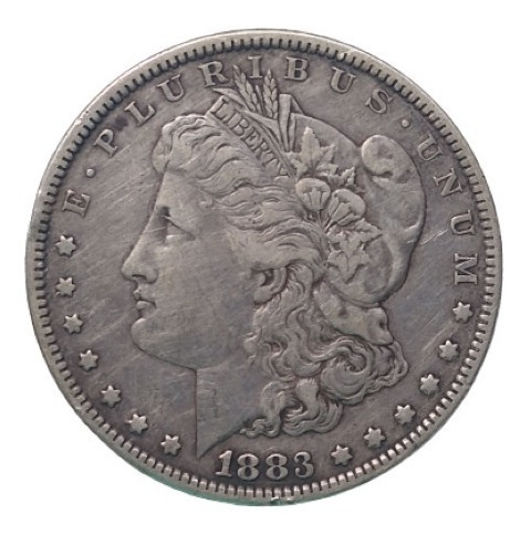 Usa Dolar Morgan 1883 Plata Mb Silver Crown Dollar Antiguo (Usado)