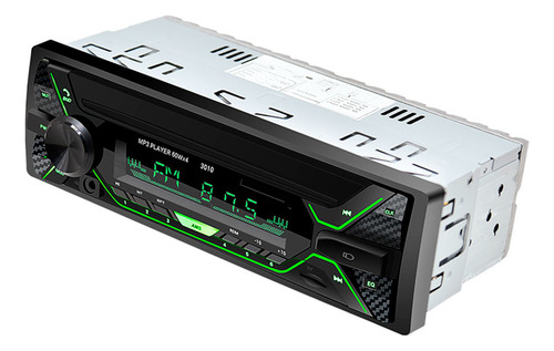 Asd Hevxm Estéreo Coche Radio Bt Mp3 Usb Lcd 7 Colores