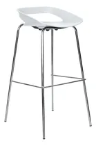 Comprar Silla Para Bar Fija Tribeca Reposapies Blanco Ofideas