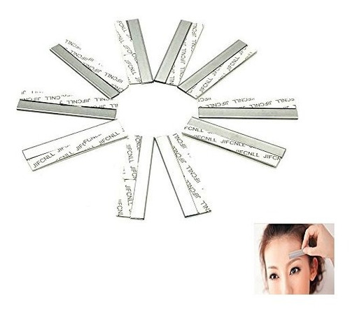 Huele 50pcs Barber Salon Cuchillas De Afeitar De Acero De Un