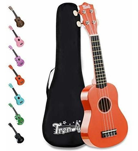 Ukelele Soprano De Moda Para Principiantes, 20.9 in, Ukelele