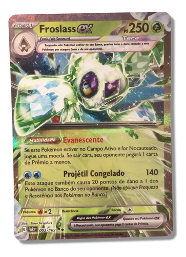 froslass ex pokemon card value 003/182 - Paradox Rift - 2 Lot scuffs or scratches Froslass Ex 217/182 Pokemon Original