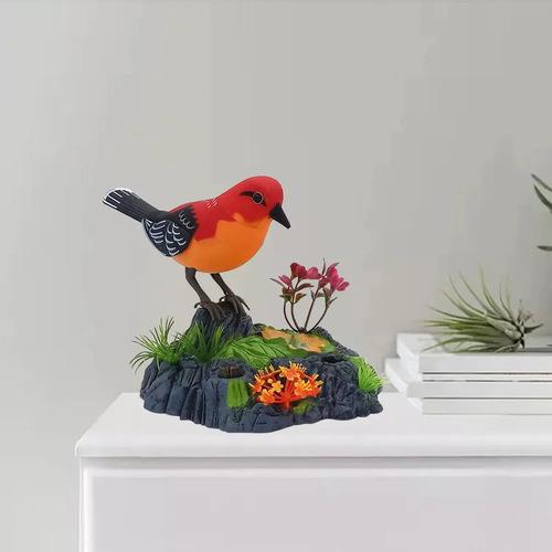 Juguete De Plástico Para Pájaros Con Control De Sonido