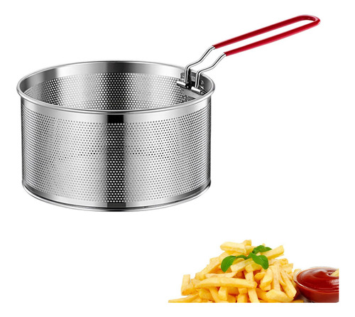 Cesta Para Freír De Acero Inoxidable, Red 20 Centímetros