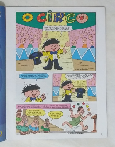 Turma Da Mônica Revista Você Sabia Circo N 24 Passatempos (Usado)