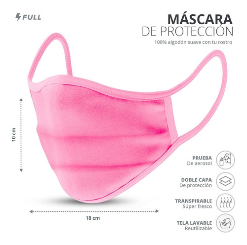 Imagen 4 de 7 de Cubrebocas De Tela Colores Jiuyu, Lavables Reutilizables
