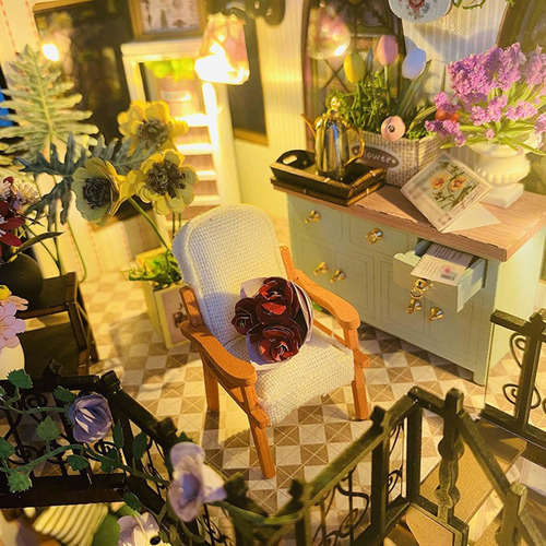 Miniatura De Bricolaje Para Casa De Muñecas, Casa De