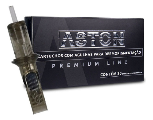 Kit 20 Cartuchos Premium Aston Magnum Para Tatuagem Tattoo Calibre Da Agulhas 3021
