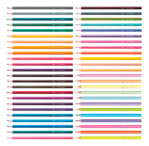 Lápices De Colores Largos Clásicos Flúo Y Pastel X 48 Tonos!