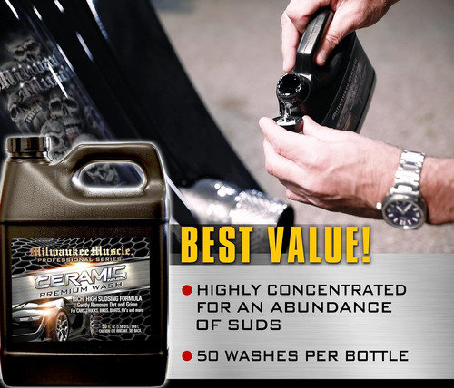 Milwaukee Muscle Lavado De Autos Incluye Una Botella