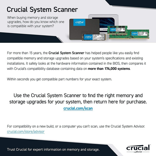 Ssd Interno Crucial P1 2tb 3d Nand Nvme Pcie, Hasta 2000 ...