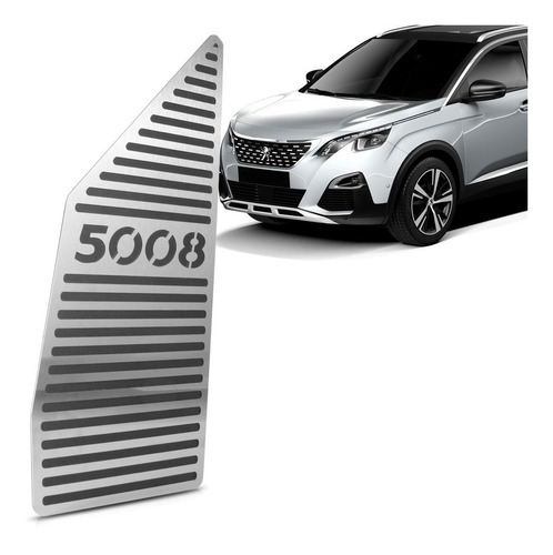 Descanso Pé Aço Inox Peugeot 5008 2018 2019 2020 2021