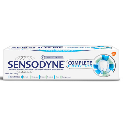 Imagen 1 de 1 de Pasta dental Sensodyne Complete Protection en crema 100 g