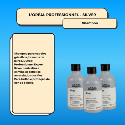 L'oréal Professionnel Silver Kit 3 Shampoo 300ml