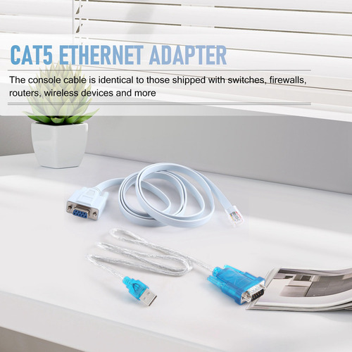 Cabo De Rede Rj45 Cabo Serial Rj45 Para Db9 E Rs232 Para Usb