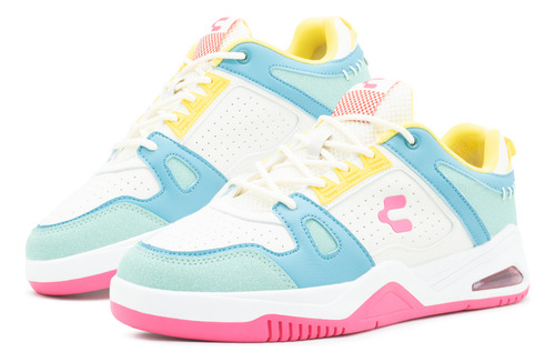 Tenis Charly Para Dama Urbano Casuales Con Válvula Multicolor