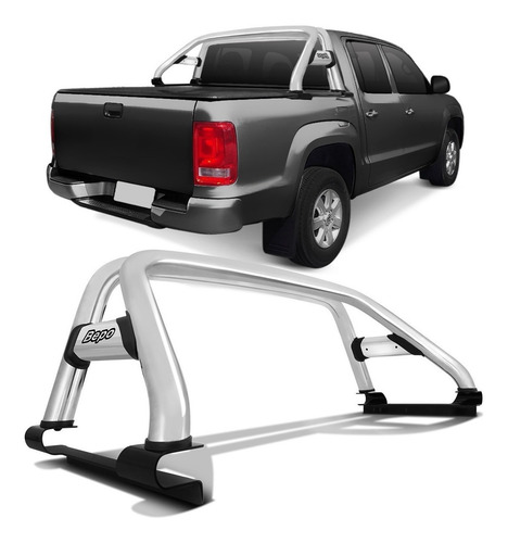 Barra Antivuelco Cromada Bepo P/ Ford Ranger 2017 2018 2019