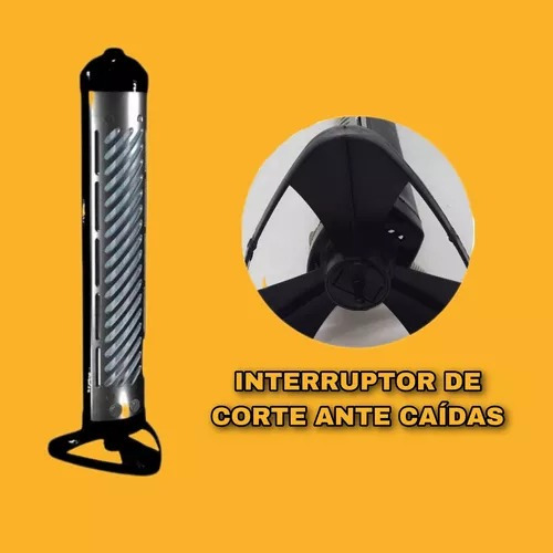 Imagen 3 de 5 de Estufa Cuarzo Star Trak 2 Velas 1200w Vertical / Horizontal
