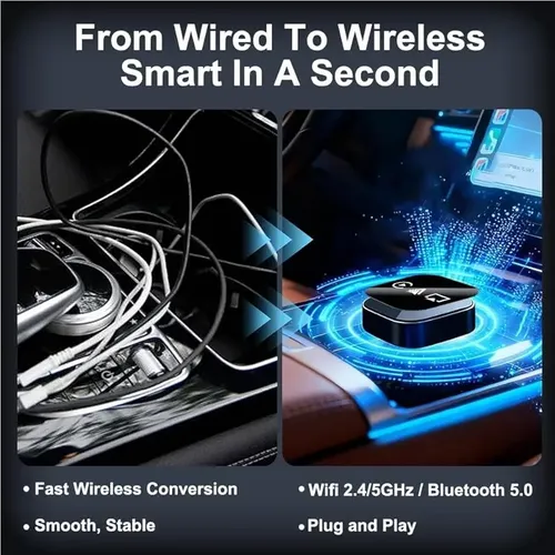 3 in 1 Wireless CarPlay Mirror Link Adapter Auto USB 3 in 1 Wireless CarPlay Mirror Link Adapter Auto USB