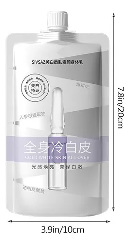 L Cold White Skin All Over, Crema Blanqueadora Cold White, B
