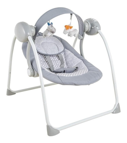 Imagem 1 de 3 de Cadeira de balanço para bebê Kiddo Mimo 1042 cinza