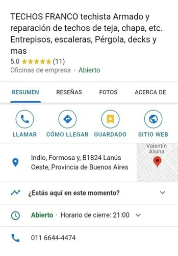 Imagen 5 de 5 de Techista. Techos Franco. Teja, Chapa, Zingueria