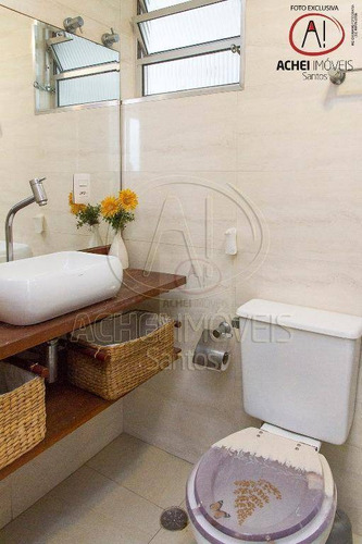 Imagem 17 de 30 de Apartamento Com 2 Dormitórios, 2 Suítes, 3 Banheiros E 1 Vaga Coletiva Suficiente À Venda, 92 M² Por R$ 535.000 - Boqueirão - Santos/sp - Ap10536