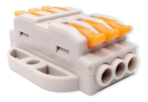 Pack 20 Conector Eléctrico Rápido Wago 3 Entradas 3 Salidas